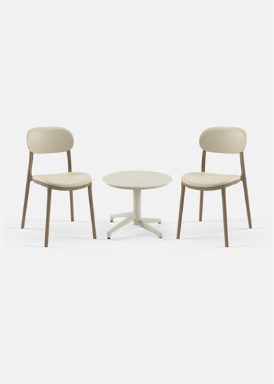 TİLİA MİNİ COFFE SET MOON SEHPA Ø60 CM YUVARLAK - ALİ SANDALYE