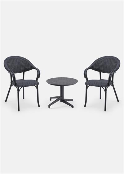 TİLİA MİNİ COFFE SET MOON SEHPA Ø60 YUVARLAK - FLASH-R KOLTUK