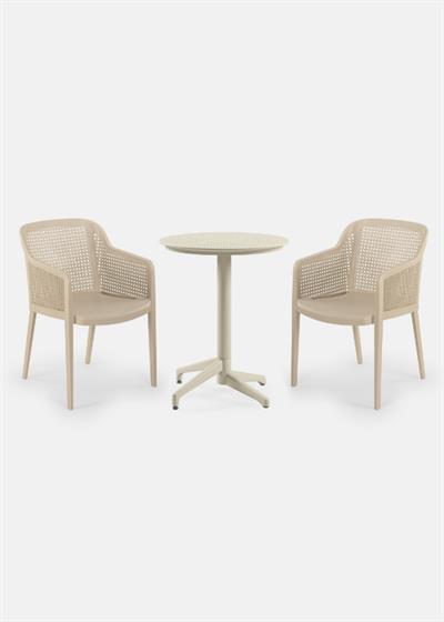 TİLİA MOON MASA - OCTA KOLTUK BİSTRO SET