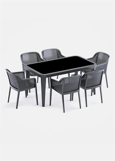 TİLİA OSAKA MASA TAKIMI 90X150 CM DİKDÖRTGEN - OCTA KOLTUK