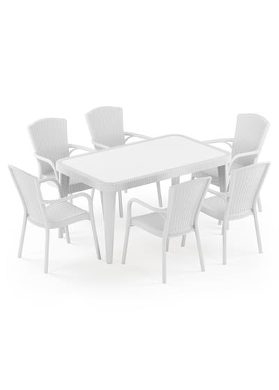 TİLİA OSAKA MASA TAKIMI 90X150 CM DİKDÖRTGEN - ROYAL KOLTUK