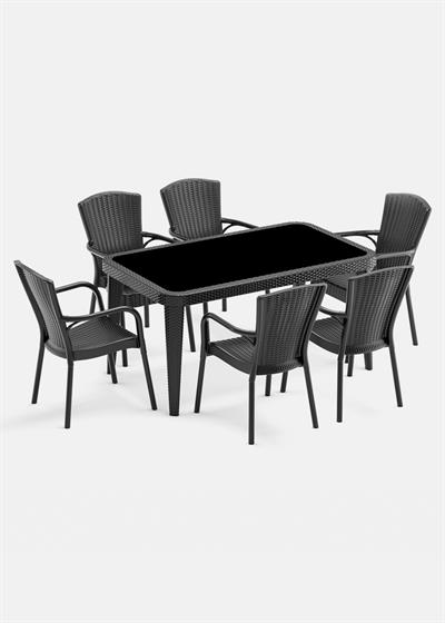 TİLİA OSAKA MASA TAKIMI 90X150 CM DİKDÖRTGEN - ROYAL KOLTUK