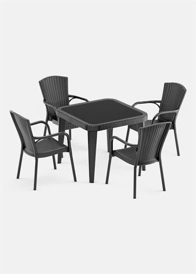 TİLİA OSAKA MASA TAKIMI 90X90 CM KARE - ROYAL KOLTUK