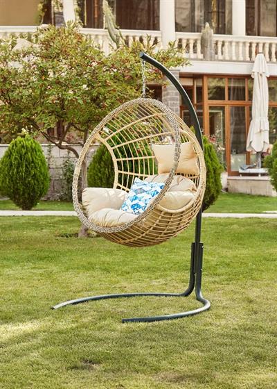 VİCTORİA TEKLİ RATTAN SALINCAK