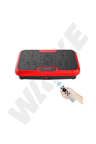 Walke Elite Plates Titreşimli Egzersiz Aleti WXA702 Kırmızı Renk ile Kol Bacak Karın Egzersizi İçin