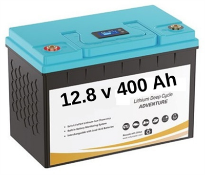 12 Volt 400 Ah Prizmatik LiFePO4 Akü