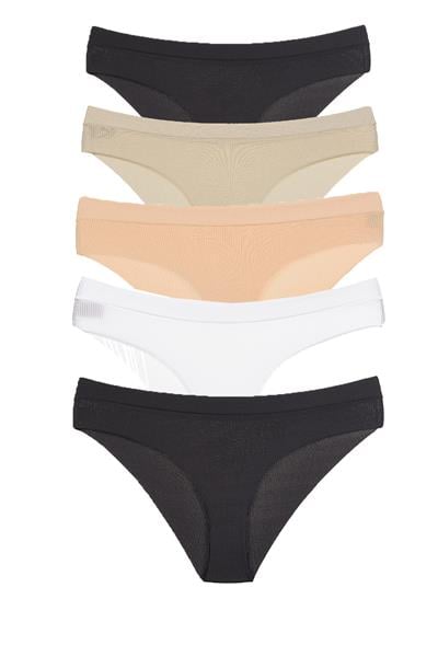 Vanilya Secret Bel Biyeli Bikini 5'Lİ Paket Asorti
