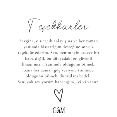 Babalar Günü Hediye Kartı 2