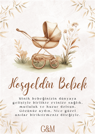 Hoş geldin Bebek Kart 2