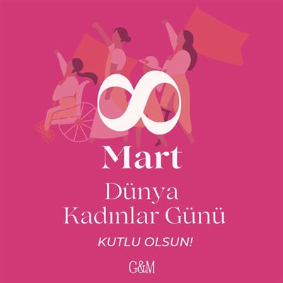 Kadınlar Günü Tebrik Kartı
