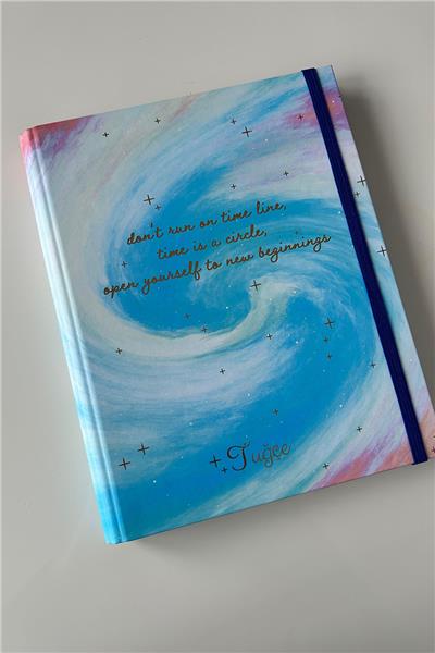 Kişiye Özel Gizli Spiralli Süresiz Planlayıcı Defter 