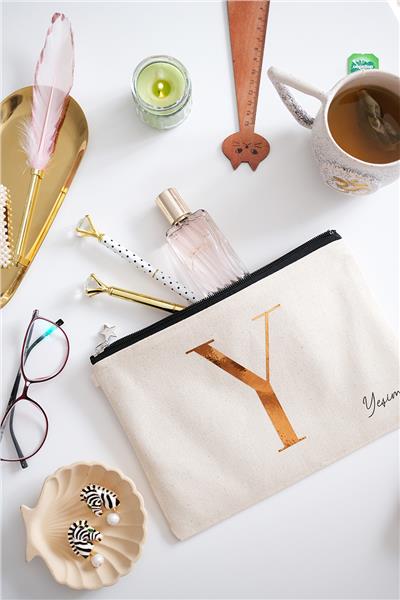 Kişiye Özel Ham Renk Clutch Çanta