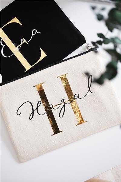 Kişiye Özel Ham Renk Clutch Çanta