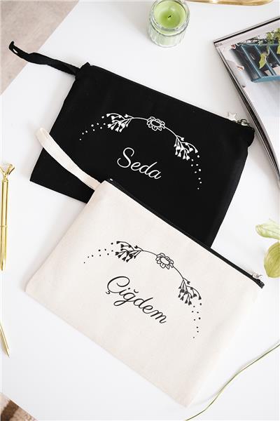 Kişiye Özel Ham Renk Clutch Çanta
