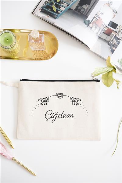 Kişiye Özel Ham Renk Clutch Çanta