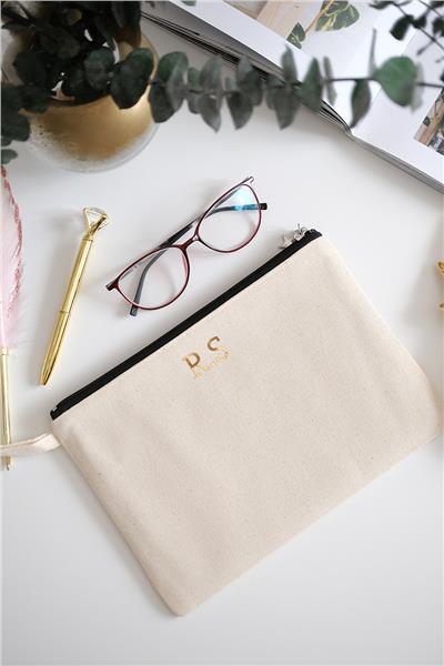 Kişiye Özel Ham Renk Clutch Çanta