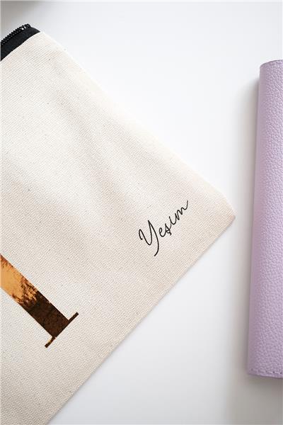 Kişiye Özel Ham Renk Clutch Çanta