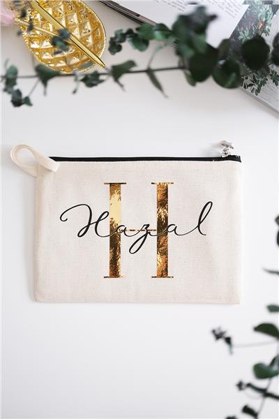 Kişiye Özel Ham Renk Clutch Çanta