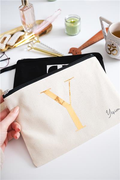 Kişiye Özel Ham Renk Clutch Çanta