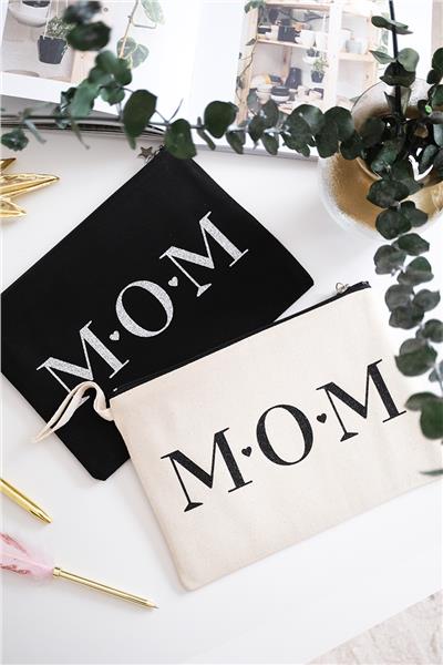 Mom Ham Renk Clutch Çanta