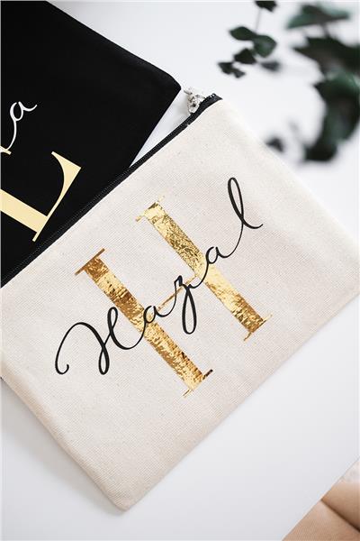 Kişiye Özel Ham Renk Clutch Çanta