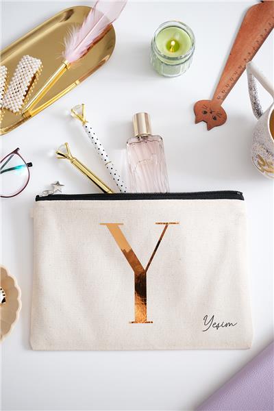 Kişiye Özel Ham Renk Clutch Çanta