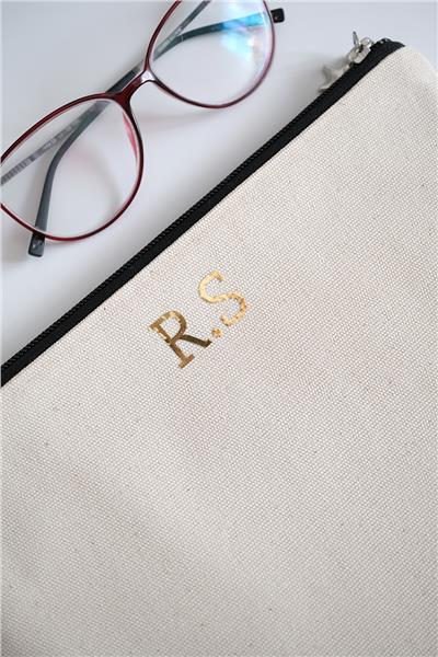 Kişiye Özel Ham Renk Clutch Çanta