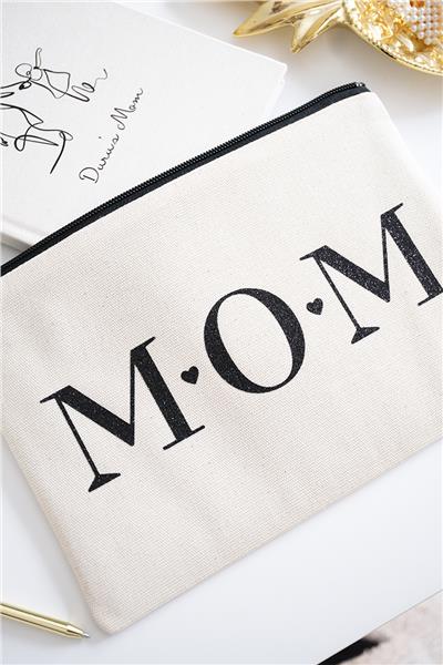 Mom Ham Renk Clutch Çanta