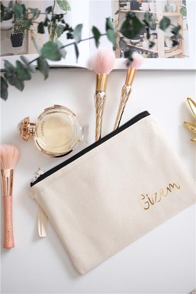 Kişiye Özel Ham Renk Clutch Çanta