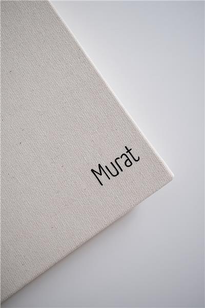 Kişiye Özel Kanvas Defter Ham Renk