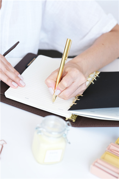 Kişiye Özel Koyu Kahve Organizer Haftalık Planlayıcı Tarihsiz Defter