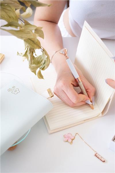 Kişiye Özel Kutulu Krem Defter