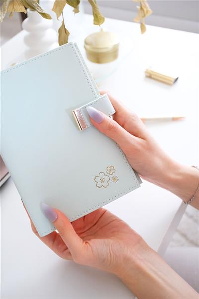 Kişiye Özel Kutulu Mint Yeşili Defter