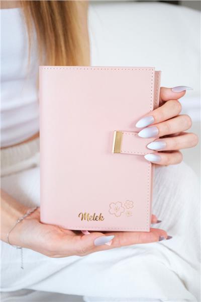 Kişiye Özel Kutulu Pembe Defter