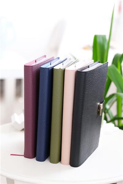 Kişiye Özel Lacivert Executive Vegan Deri Defter