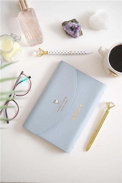 Kişiye Özel Mavi Mekanizmalı Defter