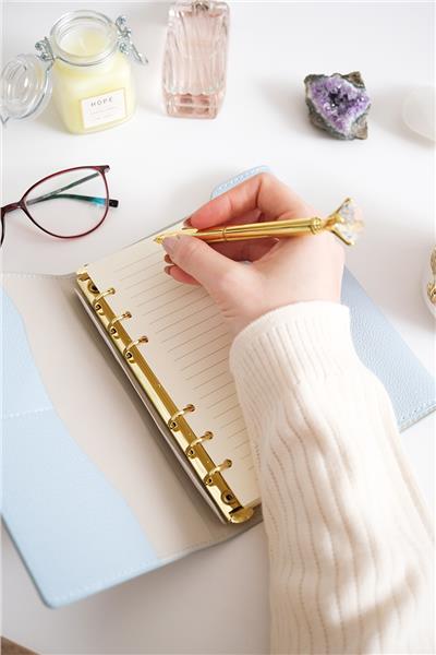 Kişiye Özel Mavi Mekanizmalı Defter