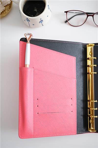 Kişiye Özel Mercan Organizer Haftalık Planlayıcı Tarihsiz Defter 