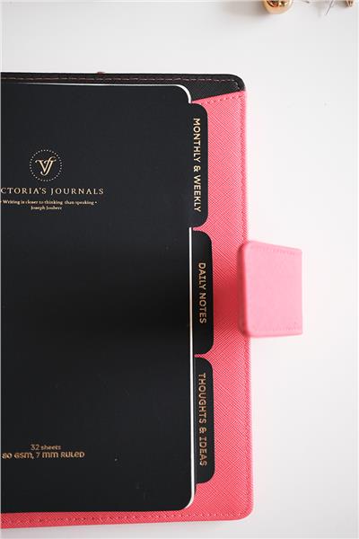 Kişiye Özel Mercan Organizer Haftalık Planlayıcı Tarihsiz Defter 