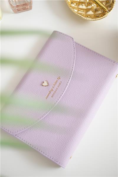 Kişiye Özel Mor Mekanizmalı Defter
