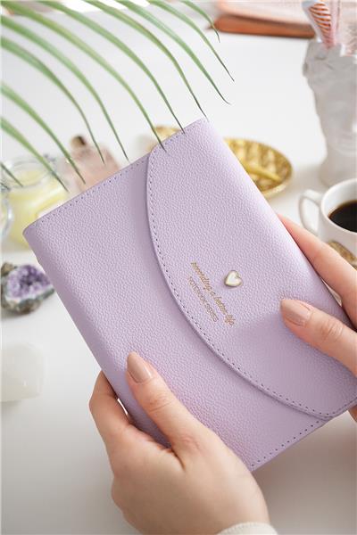 Kişiye Özel Mor Mekanizmalı Defter