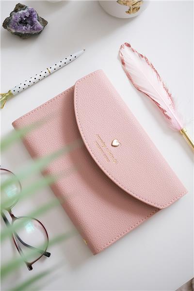 Kişiye Özel Pembe Mekanizmalı Defter