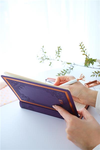 Kişiye Özel Premium Mor Vintage Defter