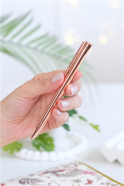 Kişiye Özel Rose Metal Tükenmez Kalem 0,7 mm 