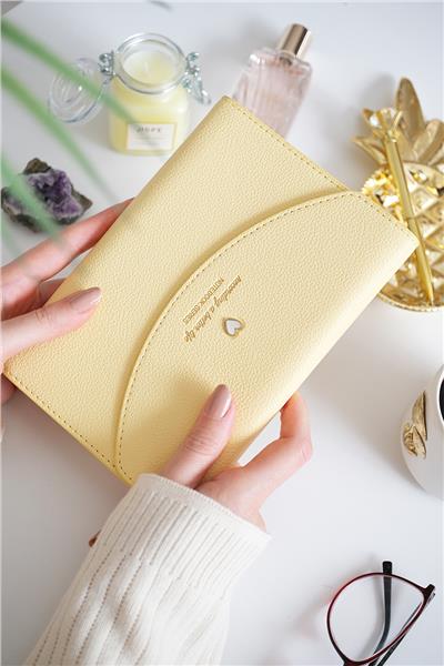 Kişiye Özel Sarı Mekanizmalı Defter