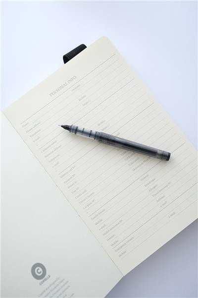 Kişiye Özel Siyah Bujo Defter