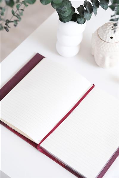 Kişiye Özel Siyah Executive Vegan Deri Defter