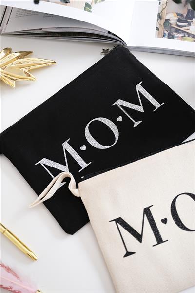 Mom Siyah Renk Clutch Çanta