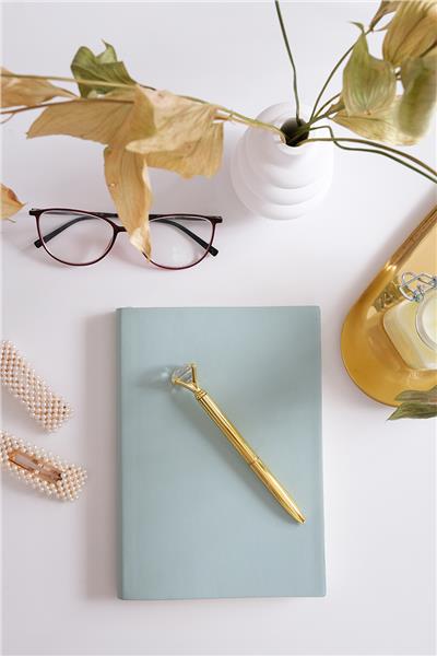 Kişiye Özel Yeşil Esnek Kapaklı Defter 