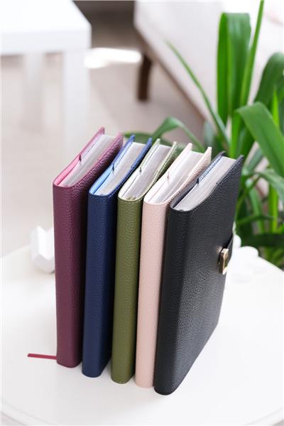Kişiye Özel Yeşil Executive Vegan Deri Defter